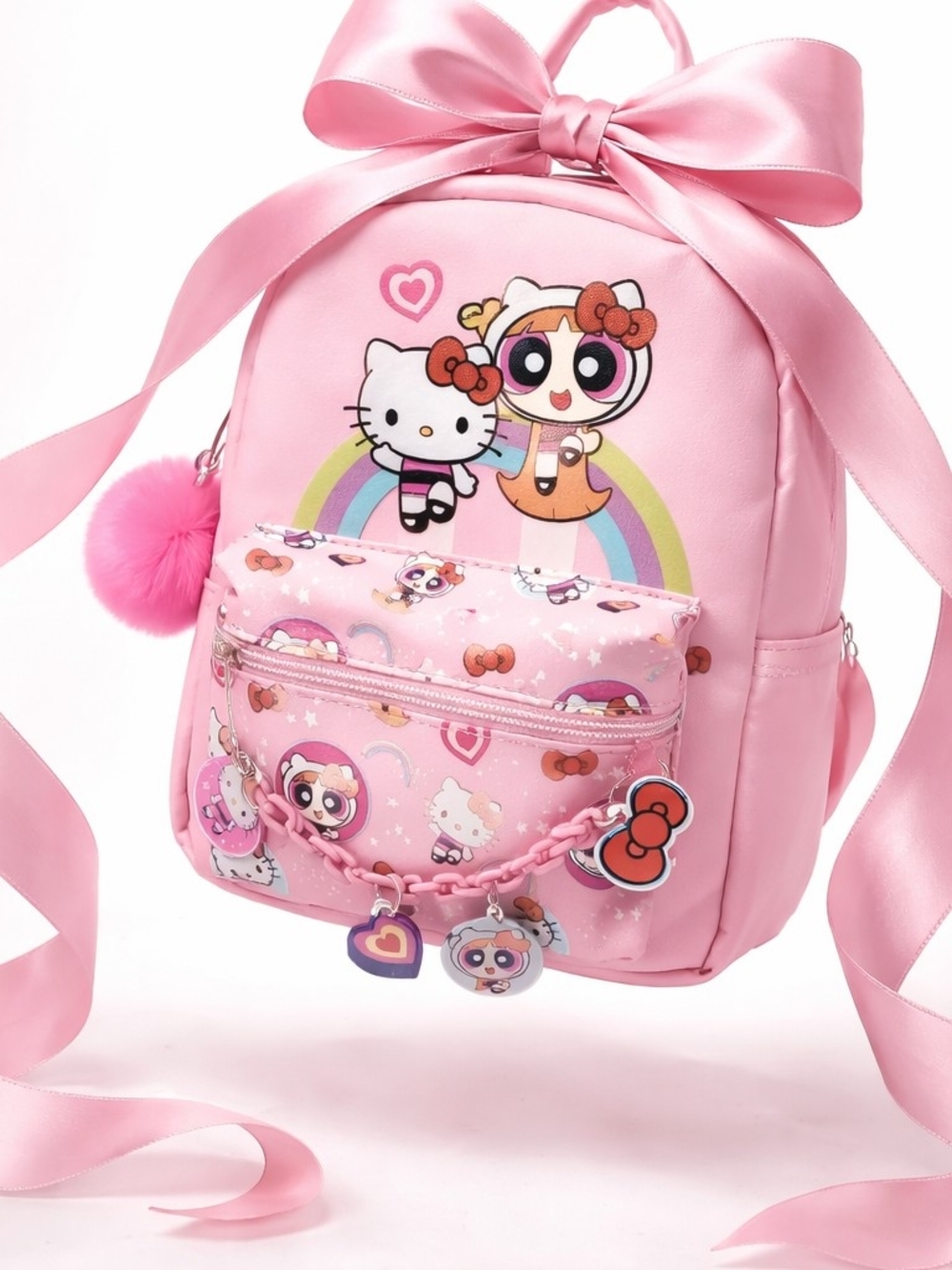 Hello Kitty x Powerpuff Collab Sweet Pink Mini Backpack